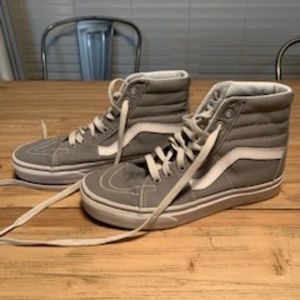 high top grey vans